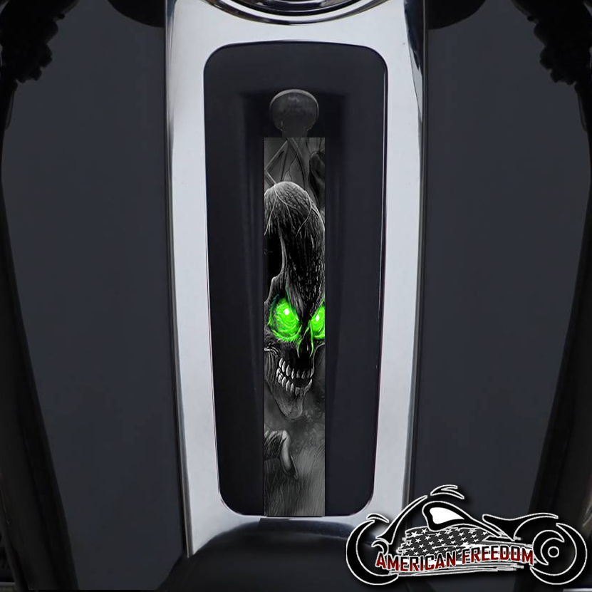 Harley Ultra Limited Dash Insert - Green Zombie